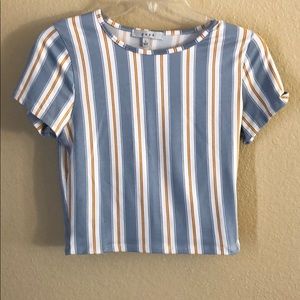 Stripped crop top